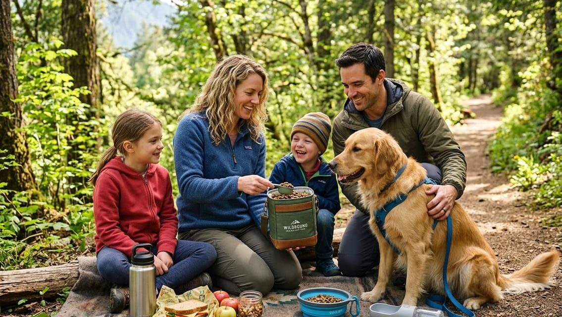 Guide til hundefoder du kan have med på farten når familien er på tur