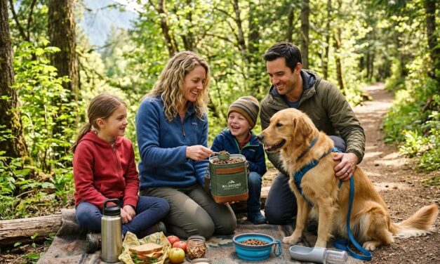Guide til hundefoder du kan have med på farten når familien er på tur
