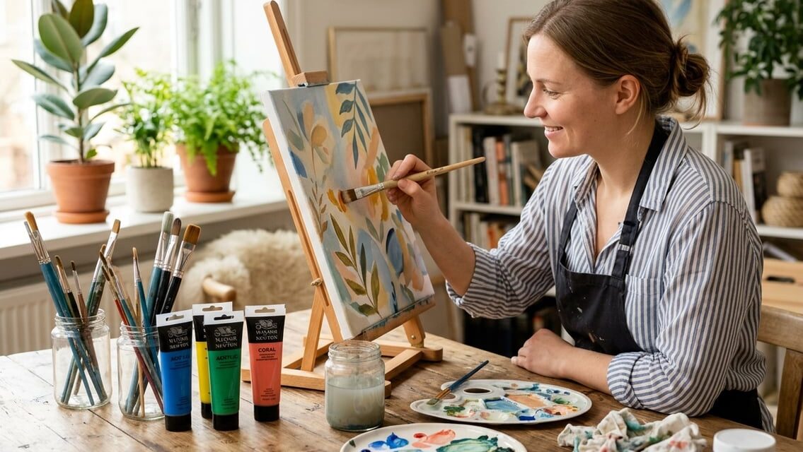 Maling som hobby – sådan kommer du i gang med pensel og lærred