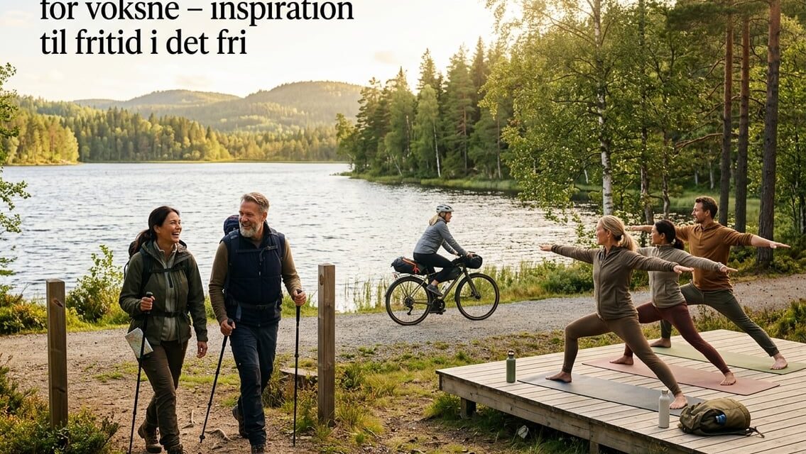 Udendørs aktiviteter for voksne – inspiration til fritid i det fri